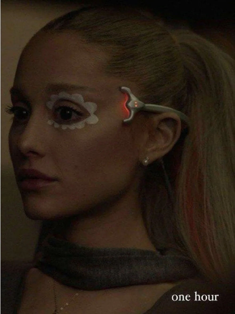 Ariana Grande Clear Cloud Shaped Face Mask Accessory